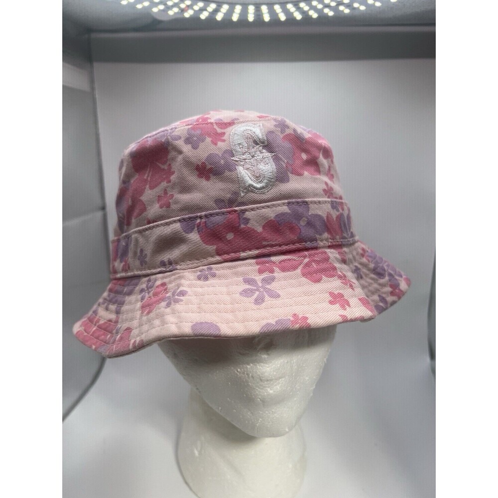 Seattle Mariners Pink Floral Bucket Hat MLB Genuine Merchandise